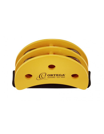 Ortega OGFT Foot Percussion Guitarist Foot Tambourine - Orange