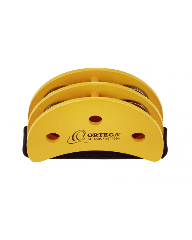 Ortega OGFT Foot Percussion Guitarist Foot Tambourine - Orange