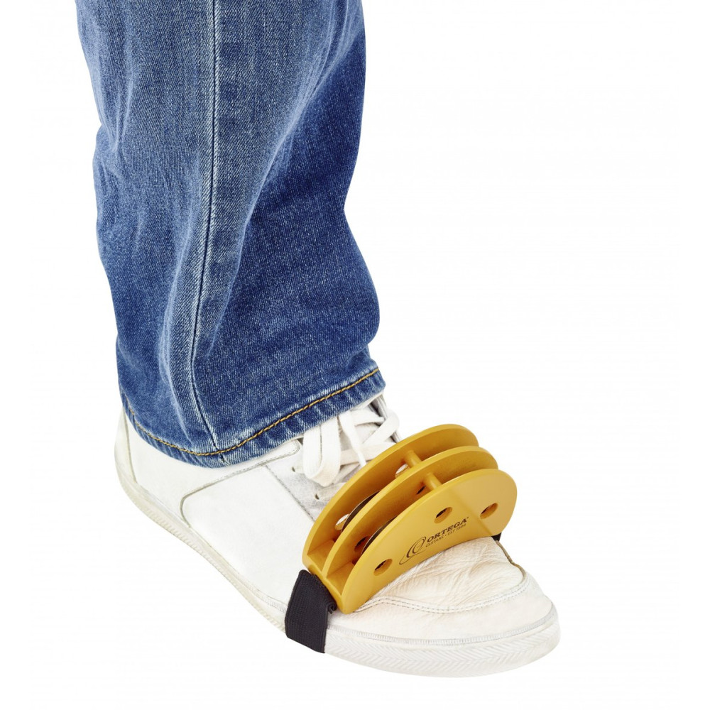 Ortega OGFT Foot Percussion Guitarist Foot Tambourine - Orange