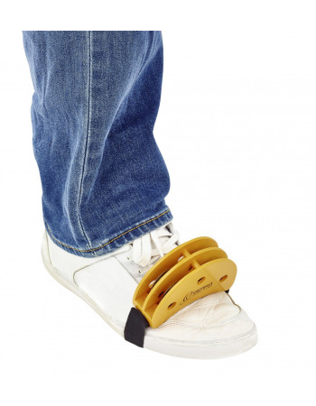 Ortega OGFT Foot Percussion Guitarist Foot Tambourine - Orange