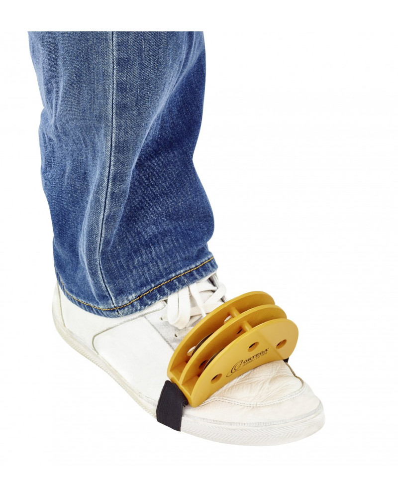 Ortega OGFT Foot Percussion Guitarist Foot Tambourine - Orange