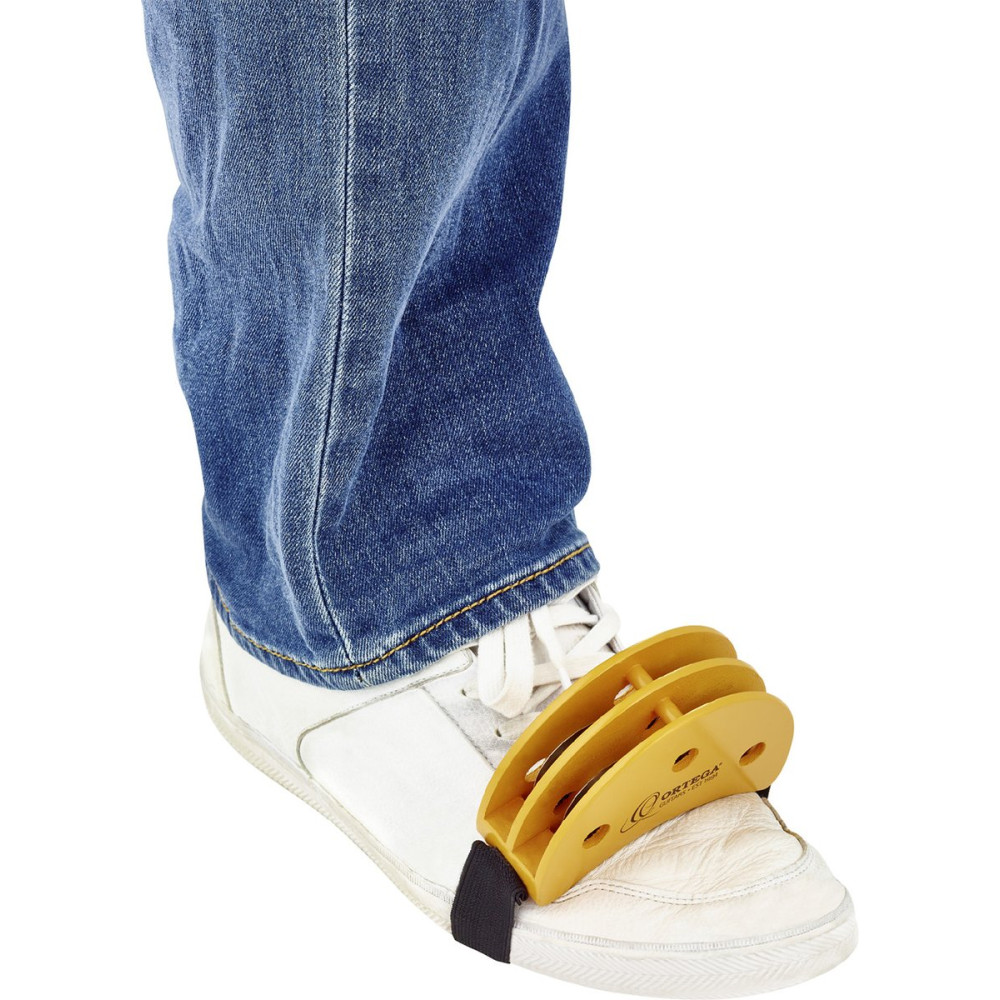 Ortega OGFT Foot Percussion Guitarist Foot Tambourine - Orange