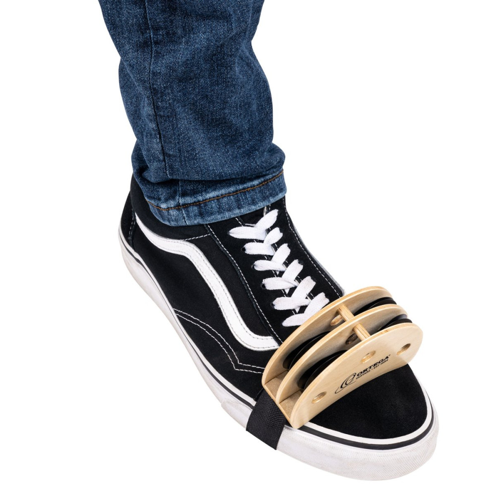 Ortega OGFT-NT Percussion Series Foot Tambourine