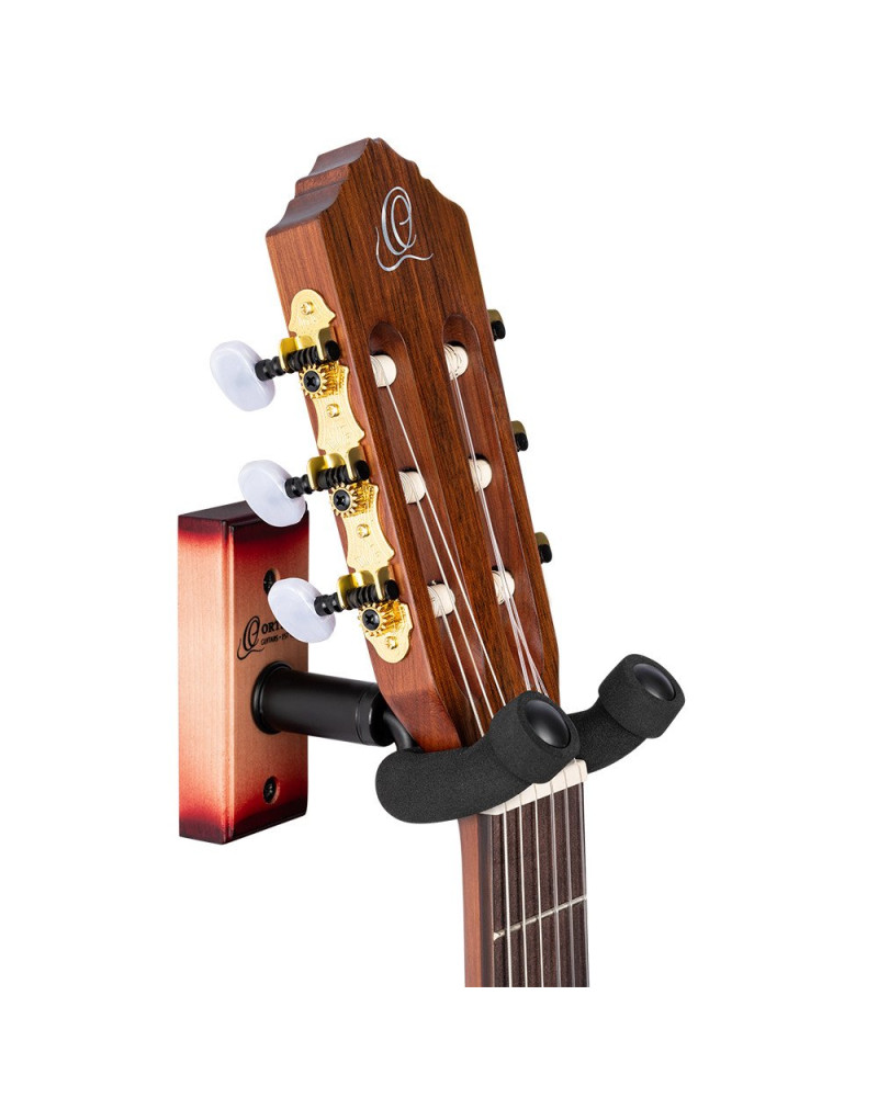 Ortega OGH-1CSB Guitar Wall Hanger - Cherry Sunburst
