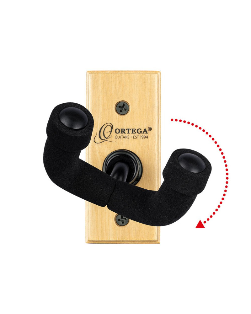 Ortega OGH-1NT Guitar Wall Hanger - Birch