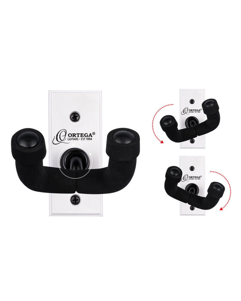 Ortega OGH-1WH Guitar Wall Hanger - White