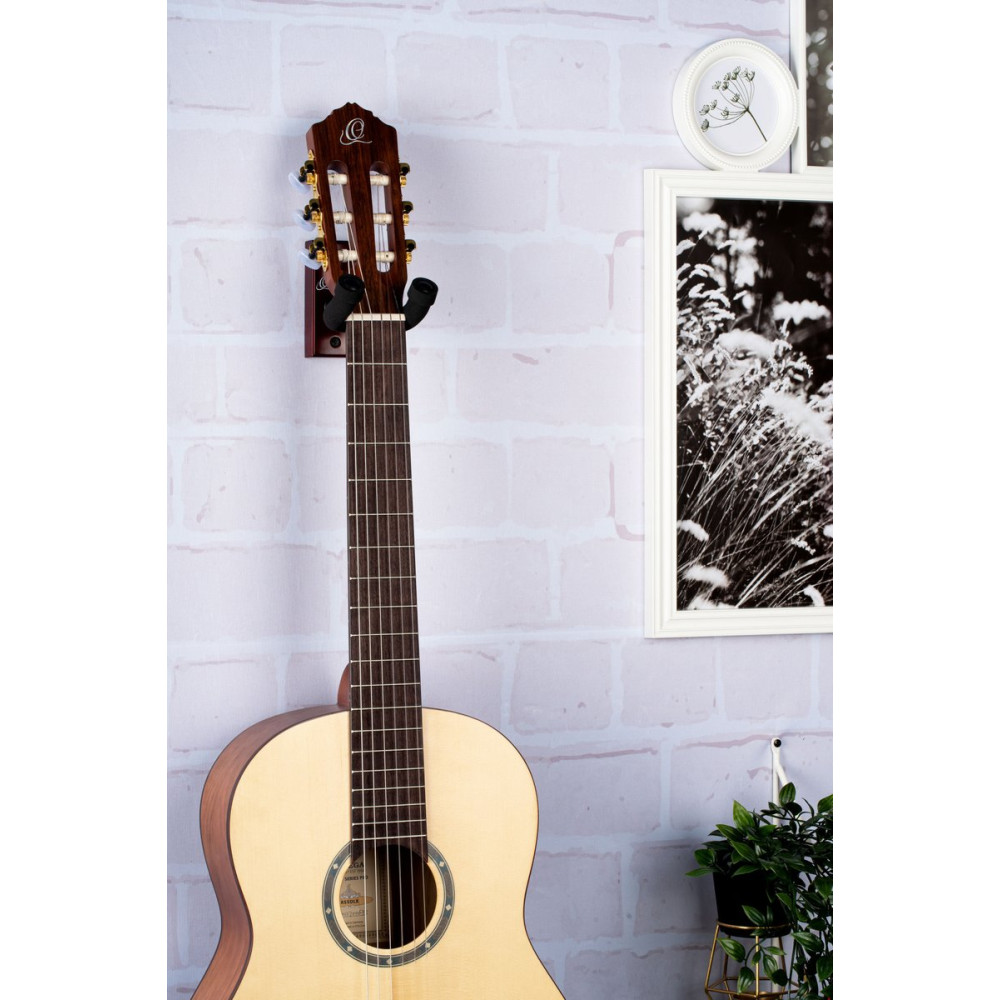 Ortega OGH-1WR Guitar Wall Hanger - Wine Red