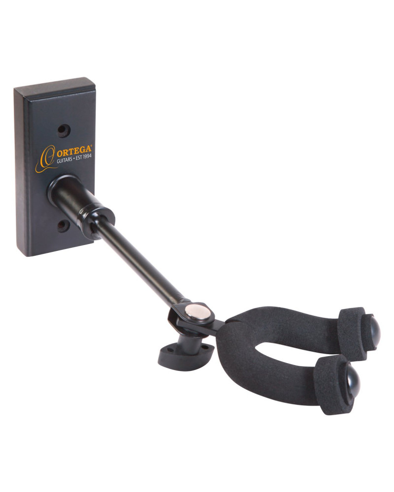 Ortega OGHAD-1 Adjustable Guitar Wall Hanger - Black