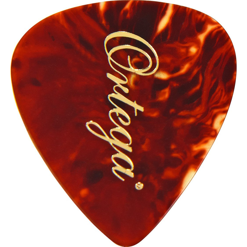 Ortega OGP-TO-H10 Picks Tortoise Heavy 10 pcs - red