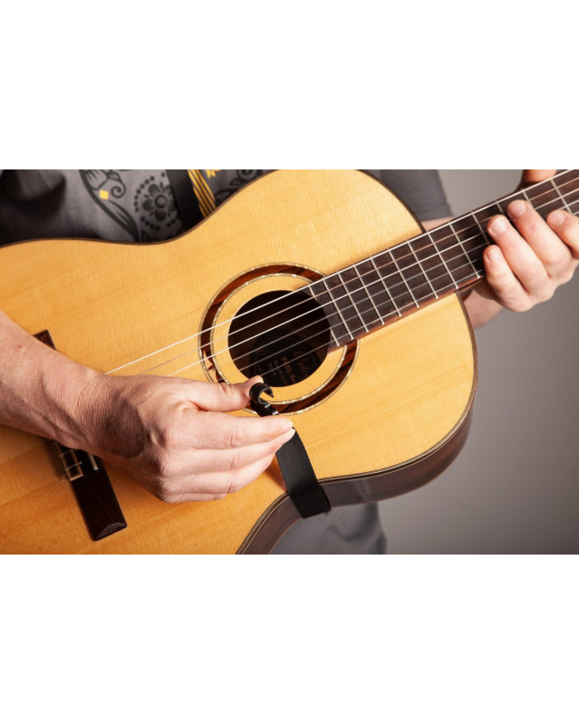 Ortega OGSHK-BR Nylon Guitar Strap with Support Hook - Brown