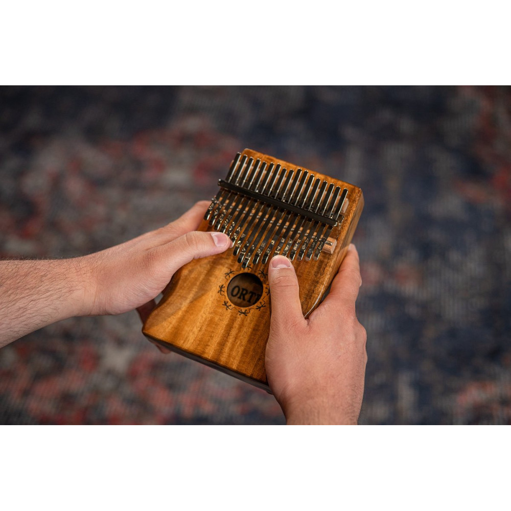 Ortega OKB1 Lizard Series Kalimba 17 Keys - Solid Acacia