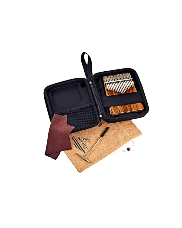 Ortega OKB1 Lizard Series Kalimba 17 Keys - Solid Acacia