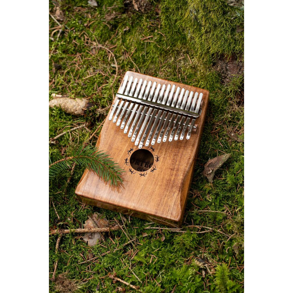 Ortega OKB1 Lizard Series Kalimba 17 Keys - Solid Acacia