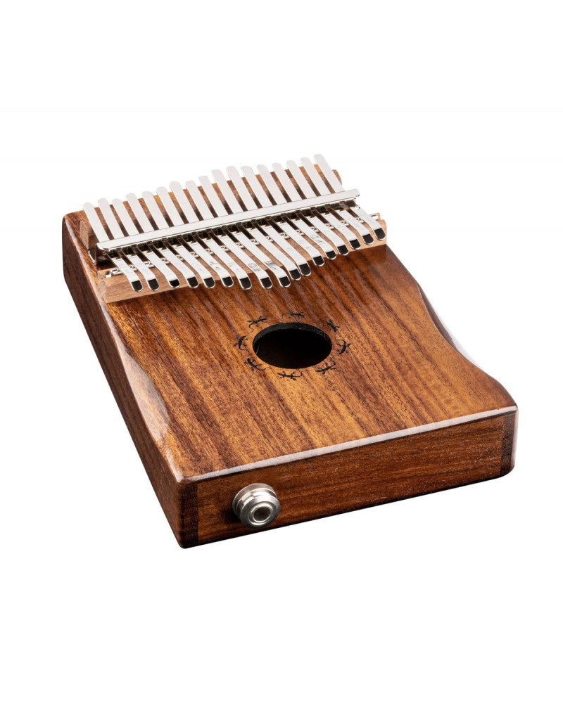 Ortega OKB1E Lizard Series Pickup Kalimba 17 Keys - Solid Acacia