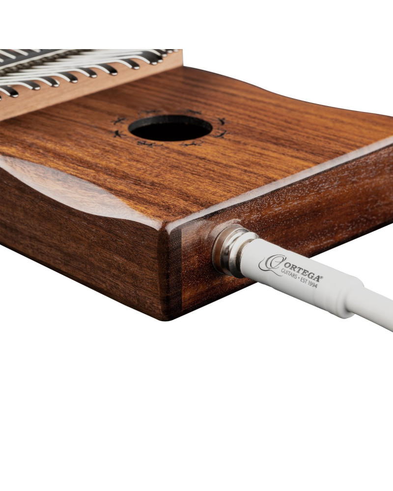 Ortega OKB1E Lizard Series Pickup Kalimba 17 Keys - Solid Acacia