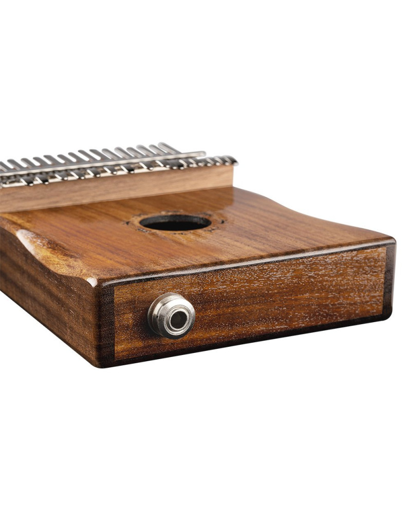 Ortega OKB1E Lizard Series Pickup Kalimba 17 Keys - Solid Acacia