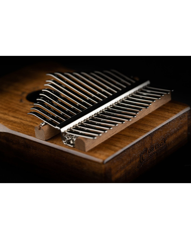 Ortega OKB1E Lizard Series Pickup Kalimba 17 Keys - Solid Acacia