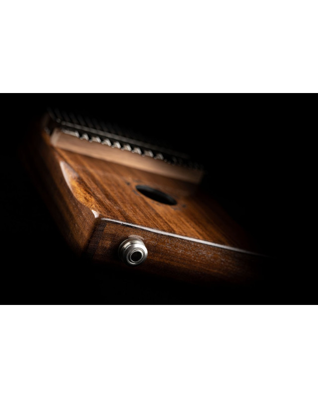 Ortega OKB1E Lizard Series Pickup Kalimba 17 Keys - Solid Acacia