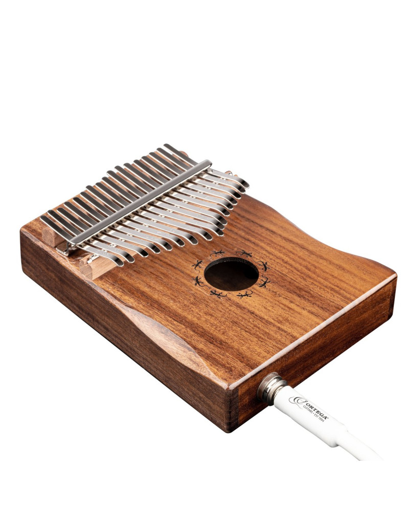 Ortega OKB1E Lizard Series Pickup Kalimba 17 Keys - Solid Acacia