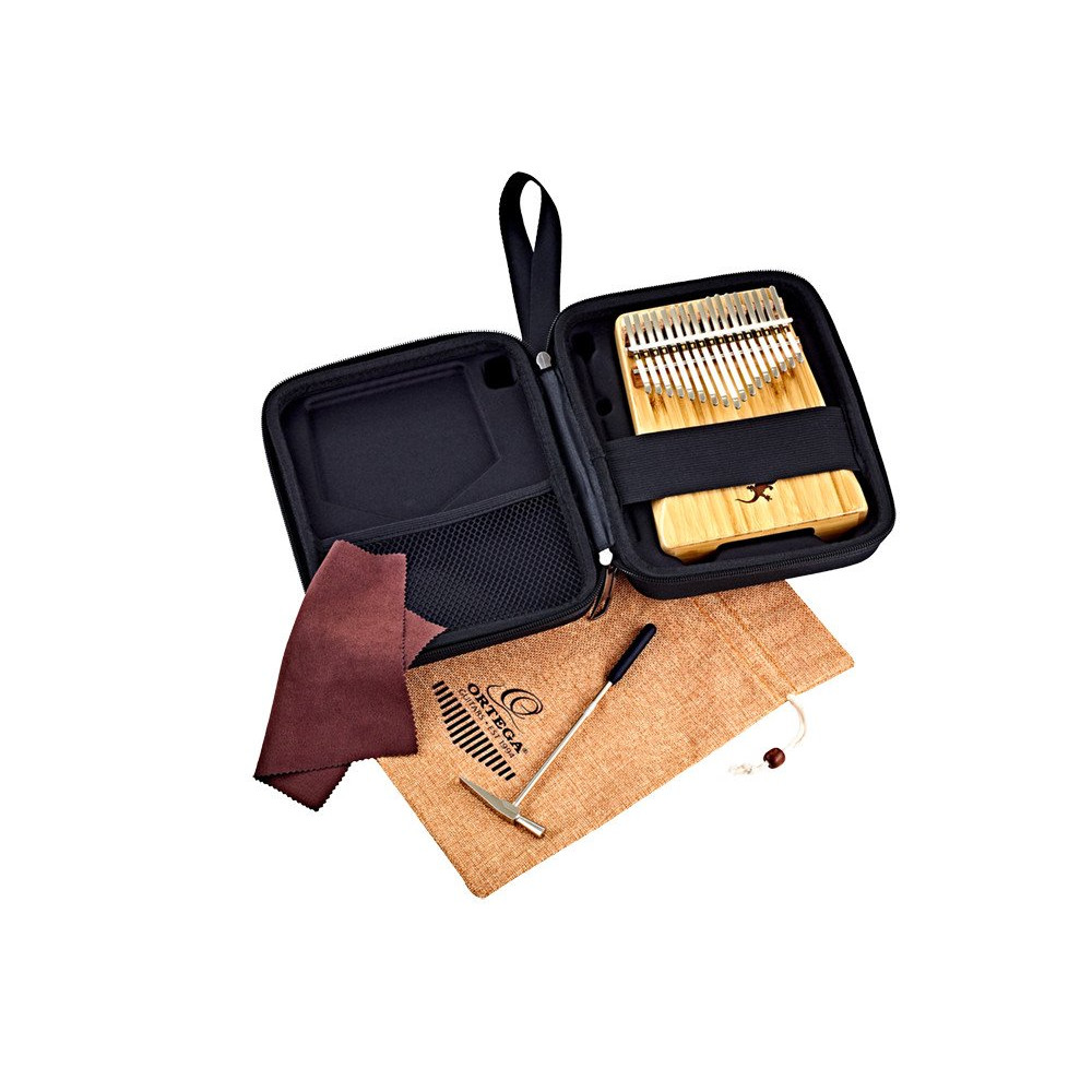 Ortega OKB2 Lizard Series Kalimba 17 Keys - Solid Bamboo