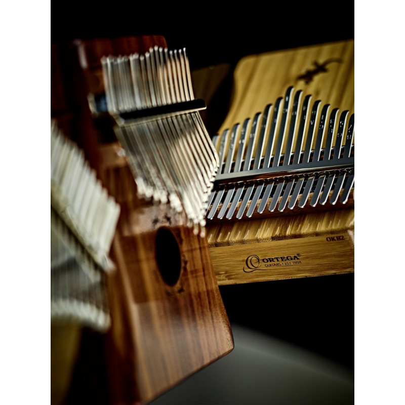 Ortega OKB2 Lizard Series Kalimba 17 Keys - Solid Bamboo
