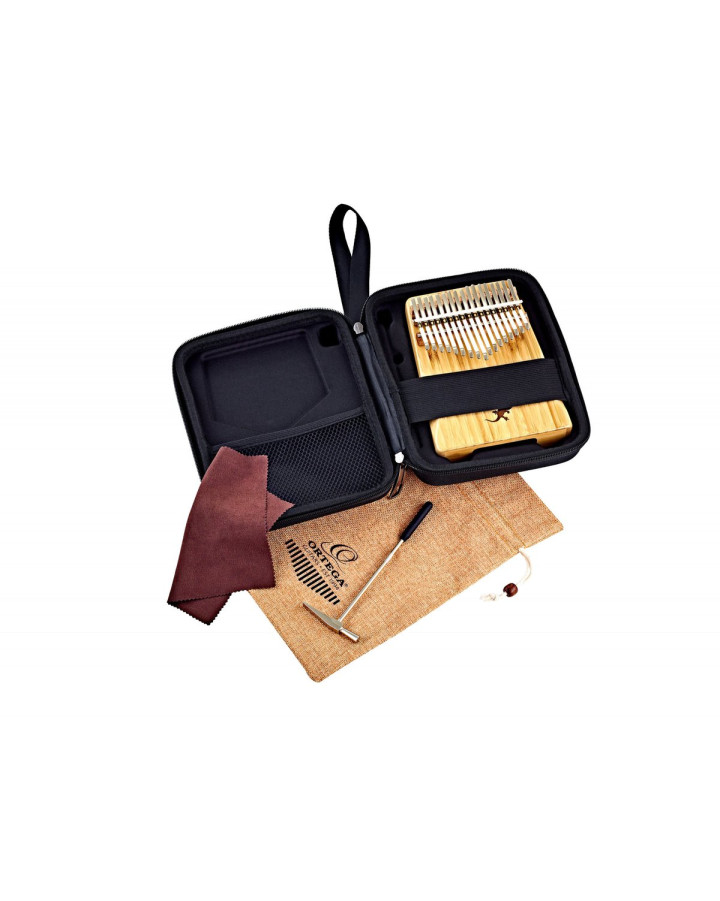 Ortega OKB2 Lizard Series Kalimba 17 Keys - Solid Bamboo