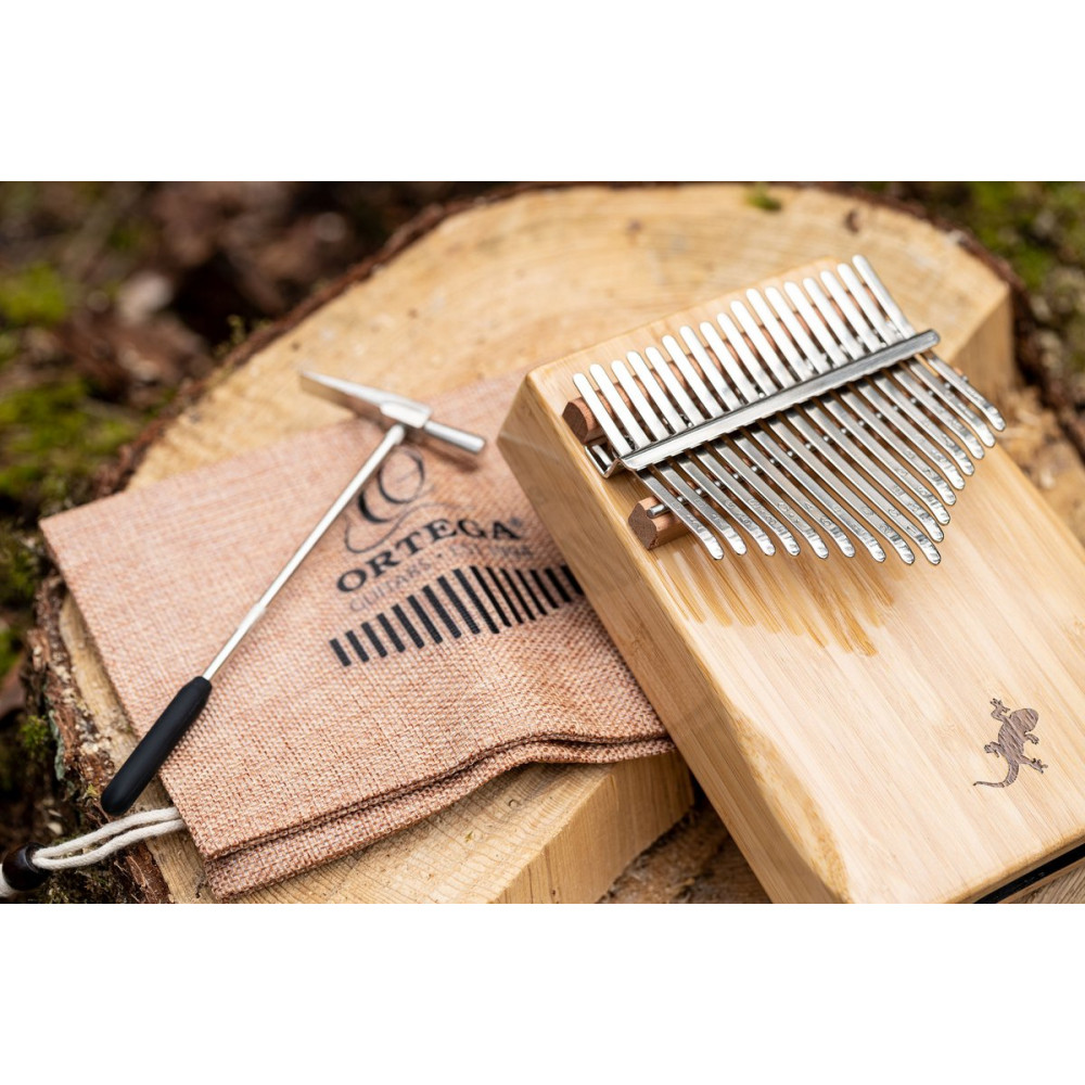 Ortega OKB2 Lizard Series Kalimba 17 Keys - Solid Bamboo