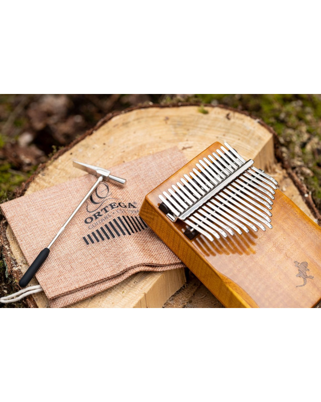 Ortega OKB3 Lizard Series Kalimba 17 Keys - Solid Golden Phoebe