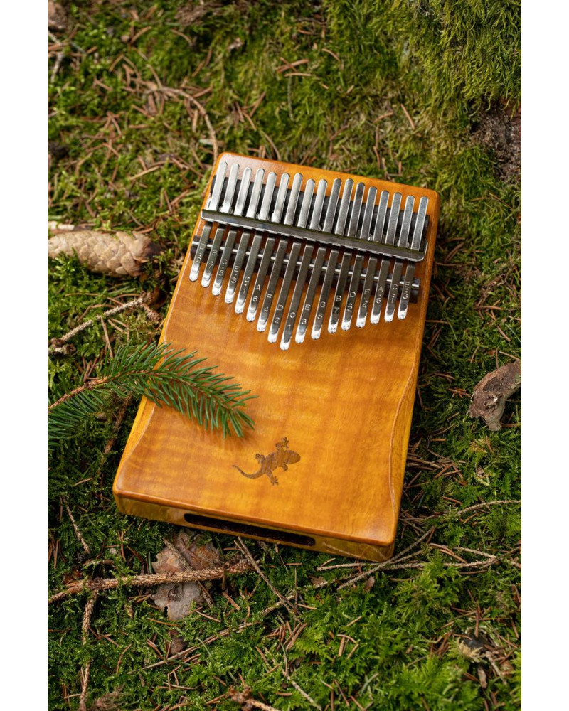 Ortega OKB3 Lizard Series Kalimba 17 Keys - Solid Golden Phoebe