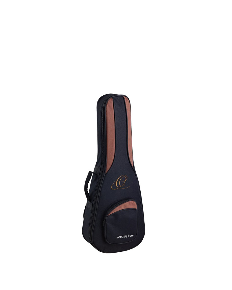 Ortega ONB-GTL Pro Series Mini Travel Guitar Bag - Black/Brown
