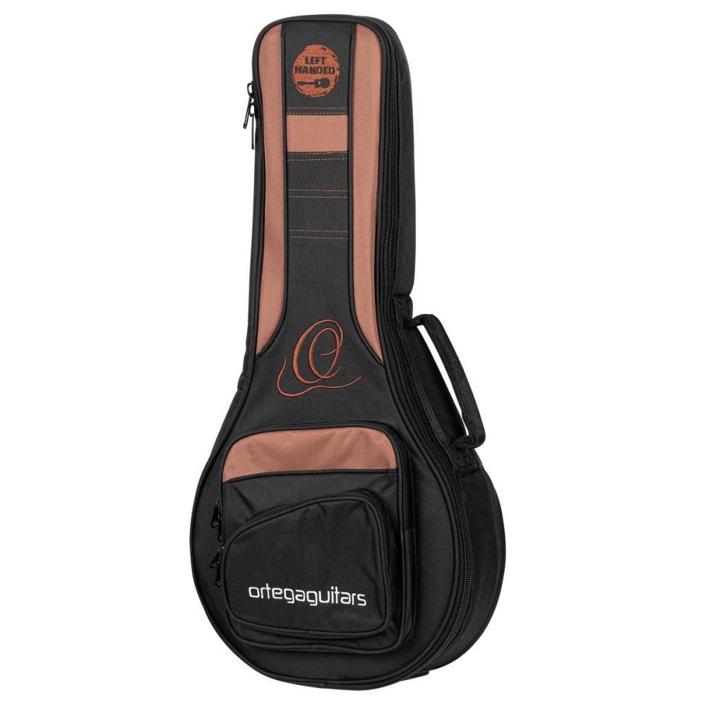 Ortega ONB-MA-L Pro Series Lefty Mandolin Bag - Black/Brown