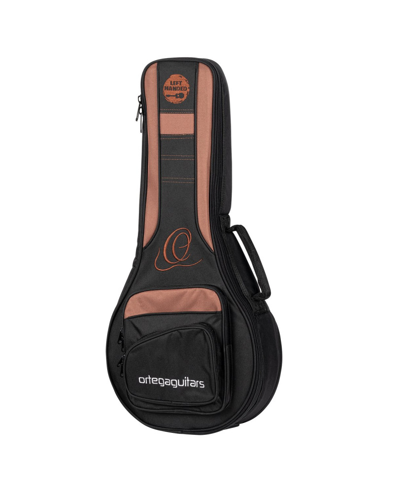Ortega ONB-MA-L Pro Series Lefty Mandolin Bag - Black/Brown