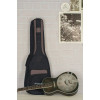 Ortega ONB-RRG30 Pro Series Parlor Resonator Guitar Bag - Black/Brown