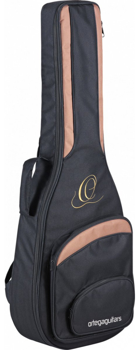 Ortega ONB12 Pro Series 1/2 Classical-Guitar-Bag - Brown/Black