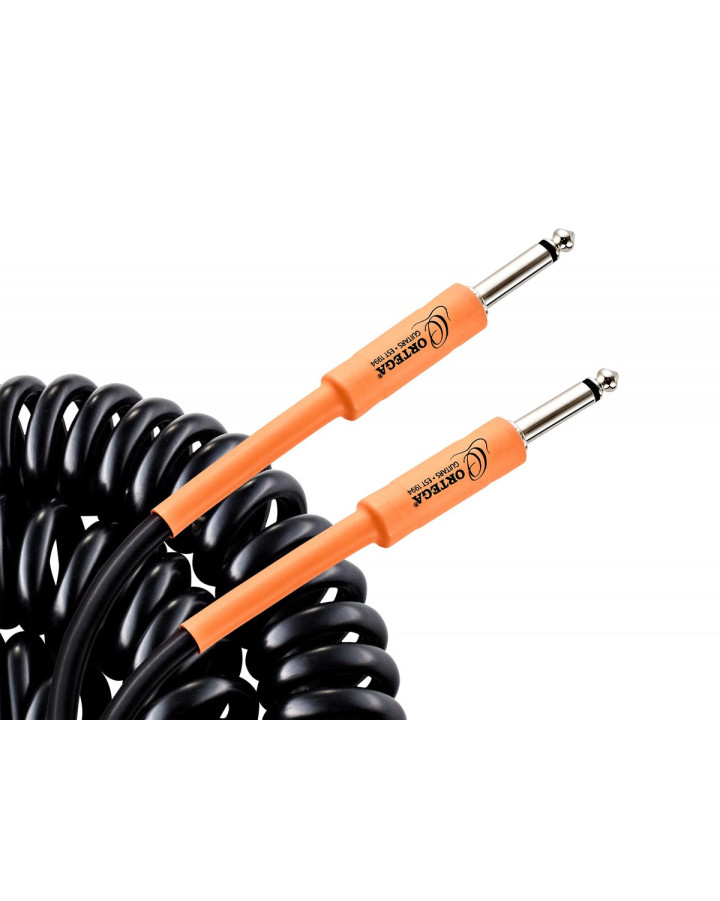 Ortega ORCCIS-30BK Retro Series Instrument Cable - 9m/30ft