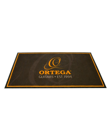 Ortega ORUG Anti-Slip Stage Rug - 140 x 80 cm Black/Logo