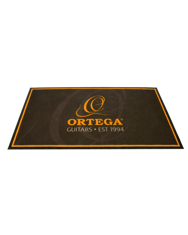 Ortega ORUG Anti-Slip Stage Rug - 140 x 80 cm Black/Logo