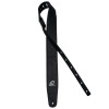 Ortega OSAR-1 Genuine-Leather Guitar-Strap - Black Hole