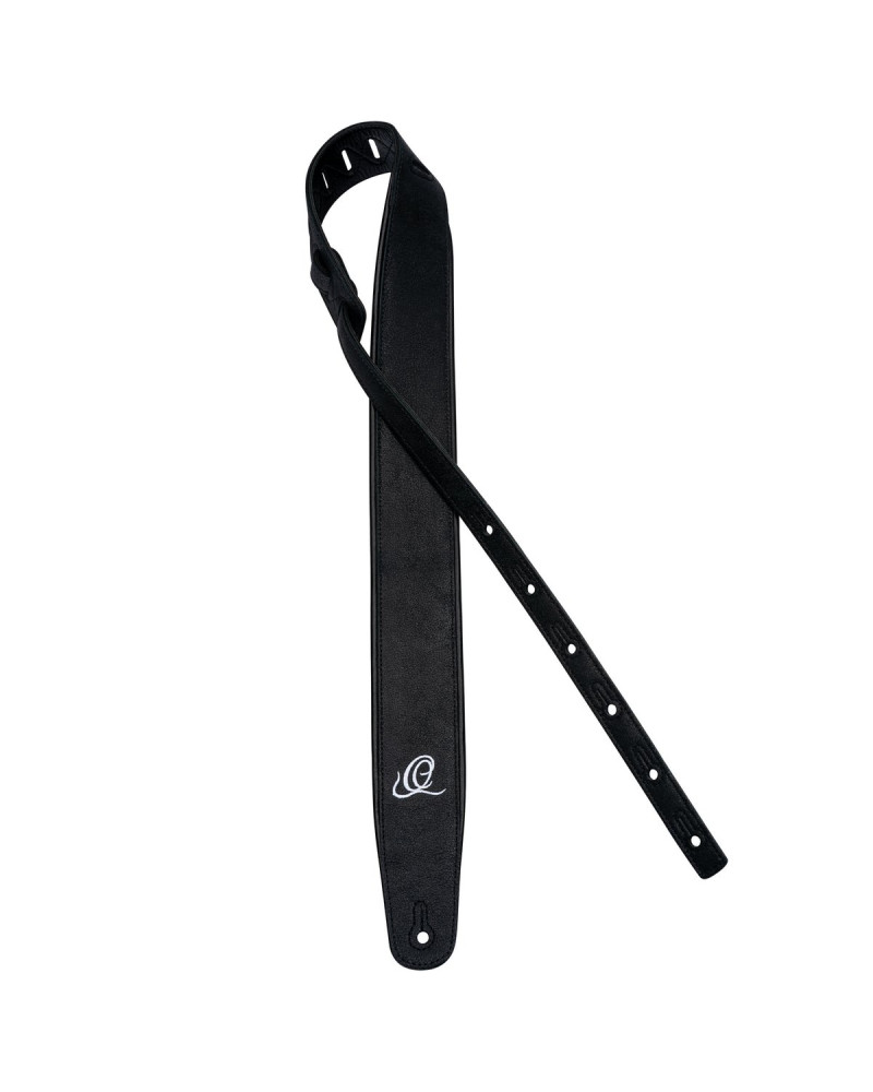 Ortega OSAR-1 Genuine-Leather Guitar-Strap - Black Hole