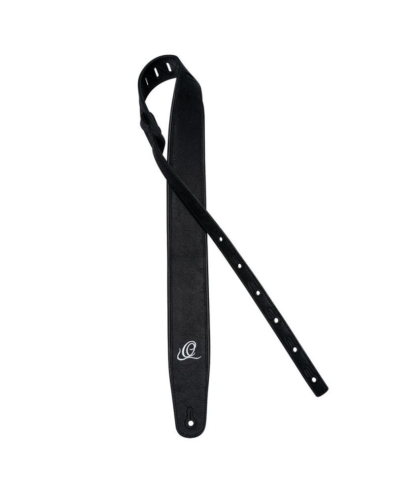 Ortega OSAR-1 Genuine-Leather Guitar-Strap - Black Hole