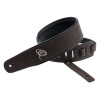Ortega OSAR-2 Genuine-Leather Guitar-Strap - Deep Forest Brown