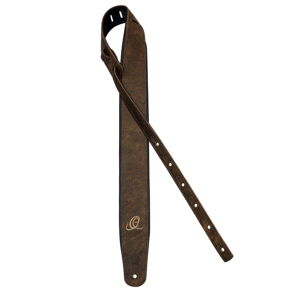 Ortega OSAR-3 Genuine-Leather Guitar-Strap - Desert Stone