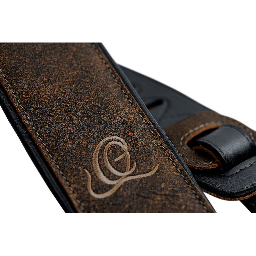 Ortega OSAR-3 Genuine-Leather Guitar-Strap - Desert Stone