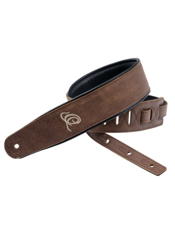 Ortega OSAR-7 Genuine-Leather Guitar-Strap - Sand Blasted Rock