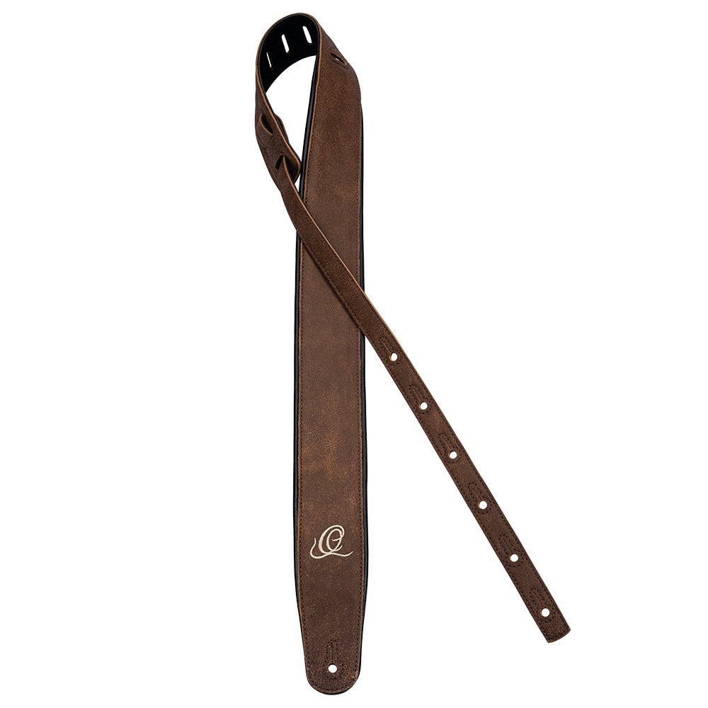 Ortega OSAR-7 Genuine-Leather Guitar-Strap - Sand Blasted Rock