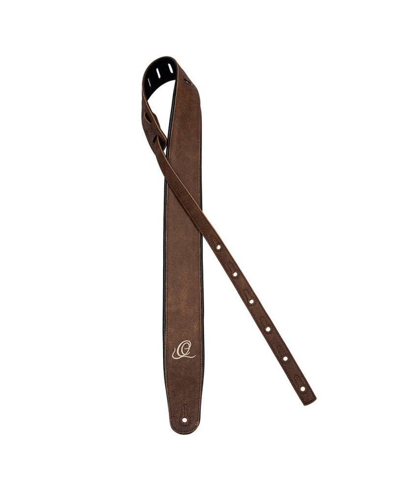 Ortega OSAR-7 Genuine-Leather Guitar-Strap - Sand Blasted Rock