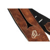 Ortega OSBS-1 Genuine-Leather Bass-Strap - Chestnut Tree