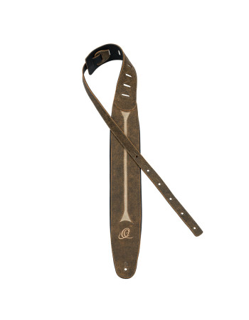 Ortega OSBS-3 Genuine-Leather Bass-Strap - Desert Stone