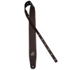 Ortega OSBY-2 Genuine-Leather Guitar-Strap - Byzantine Cocoa