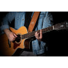 Ortega OSBY-4 Genuine-Leather Guitar-Strap - Byzantine Bourbon